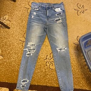 American eagle super level stretch skinny jeans 14 long